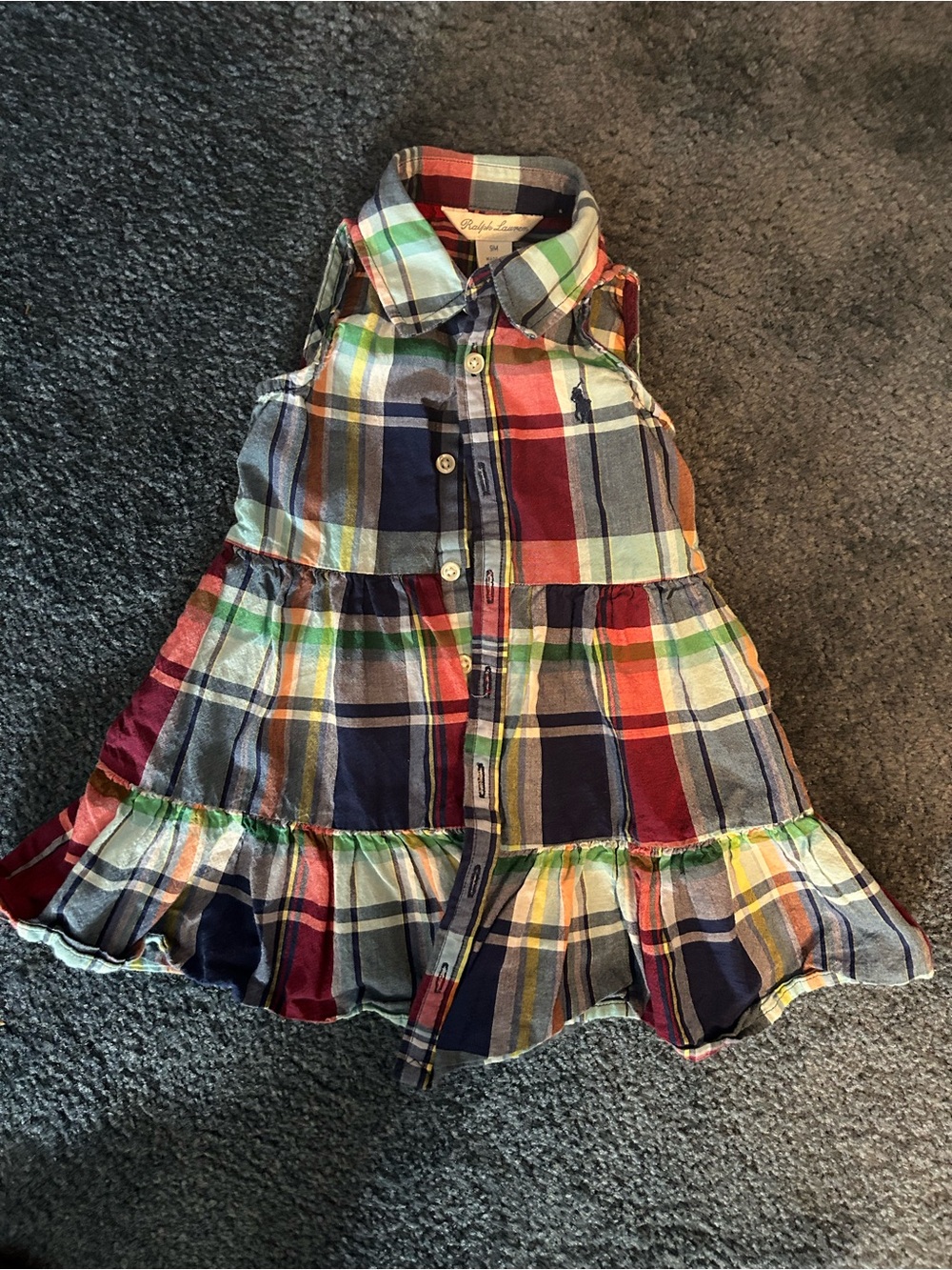 Ralph Lauren Multicolor Plaid Cotton Button-Up Shirt
